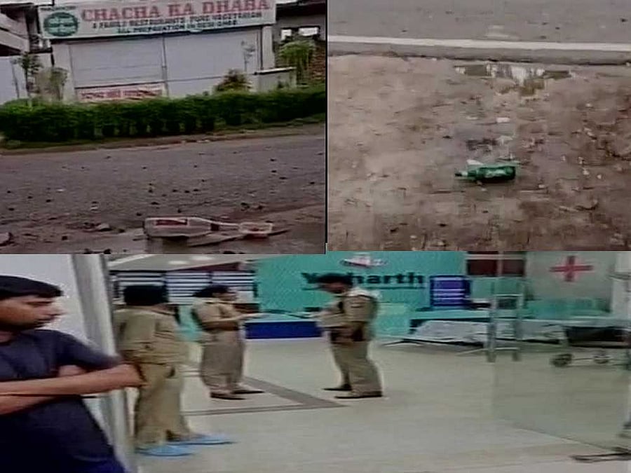 Visuals from the spot- Woman from Haryana's Sohna allegedly gangraped in a moving car, thrown out in Greater Noida. Picture courtesy ANI