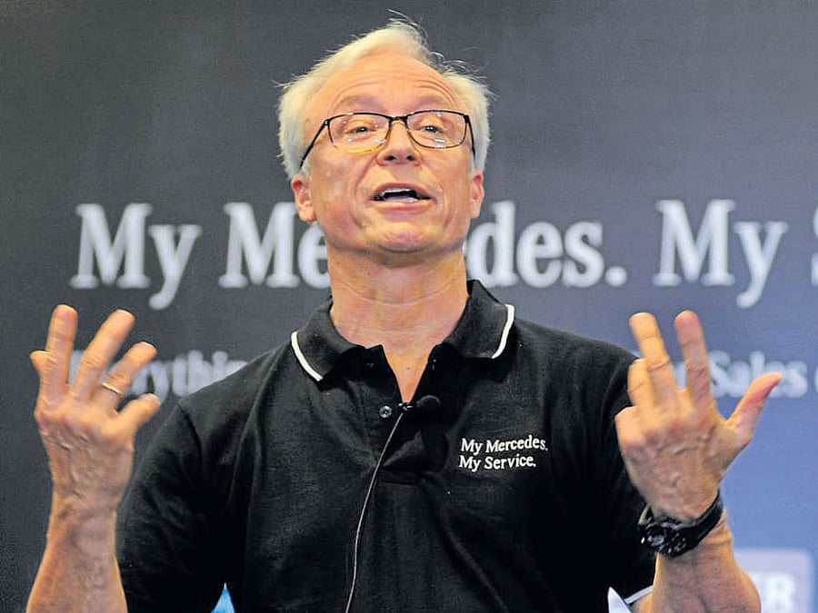 Mercedes-Benz India MD and CEO Roland Folger. DH Photo