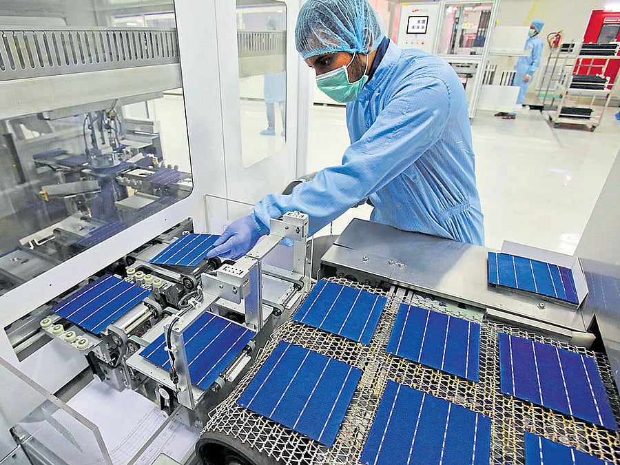 Traditional solar panels used to power satellites can be bulky with heavy panels folded together using mechanical hinges. Image for Representation