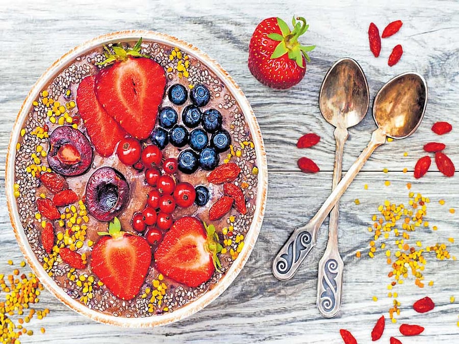 Incorporating chia seeds in breakfast makes for a very nutritious option.