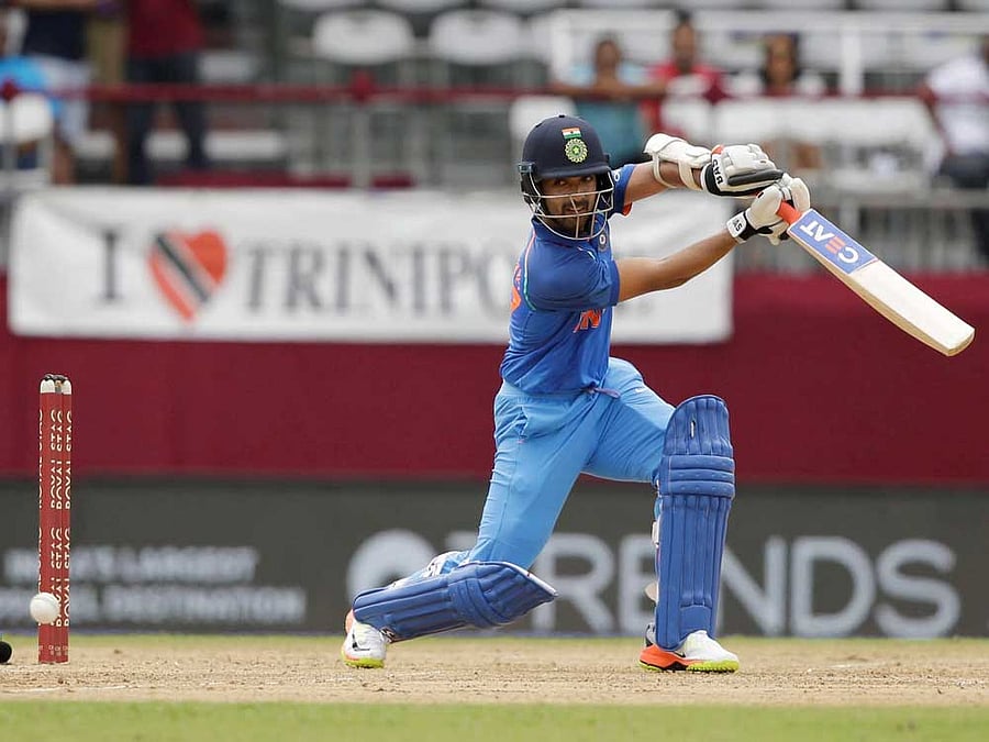India's Ajinka Rahane bats against West Indies during their first ODI cricket match at Queen's Park Oval in Port of Spain, Trinidad and Tobago. AP/ PTI