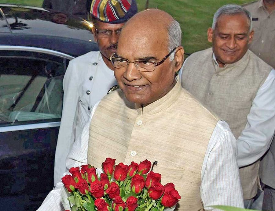 NDA&#8200;candidate Ram Nath Kovind. PTI File Photo