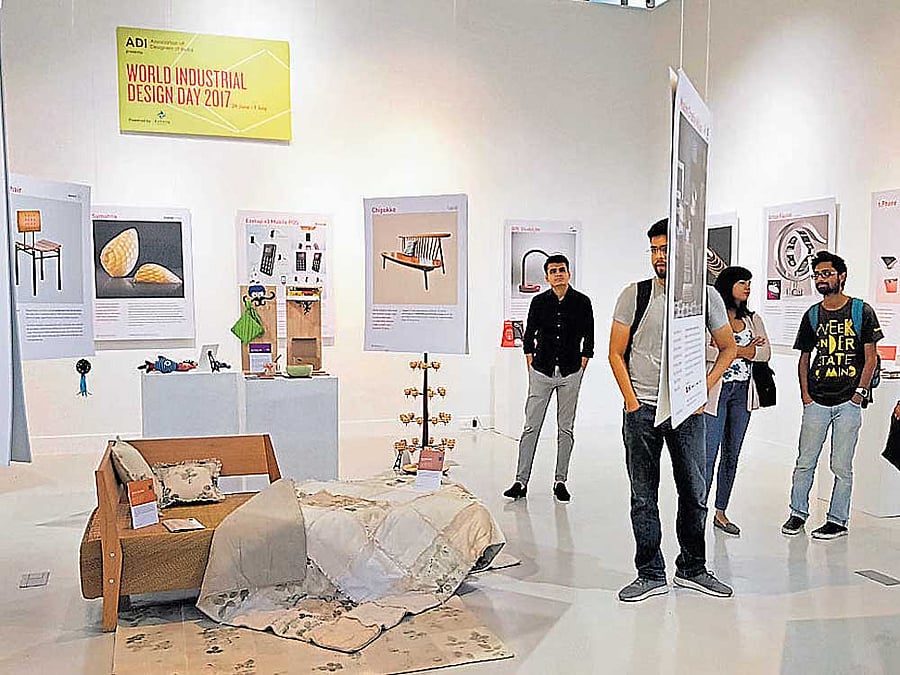 The exhibits at the World Industrial Design Day 2017 in the city.