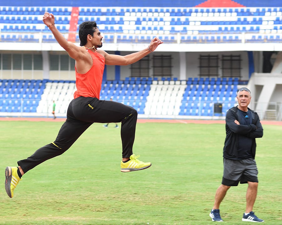 File photo of Bedros Bedrosian with Ankith Sharma.