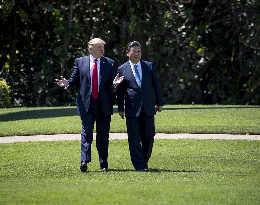 A median of 42 per centsay the US is the world's leading economy, while 32 per cent name China, Pew Research Center said in its latest survey results released yesterday. pti file photo