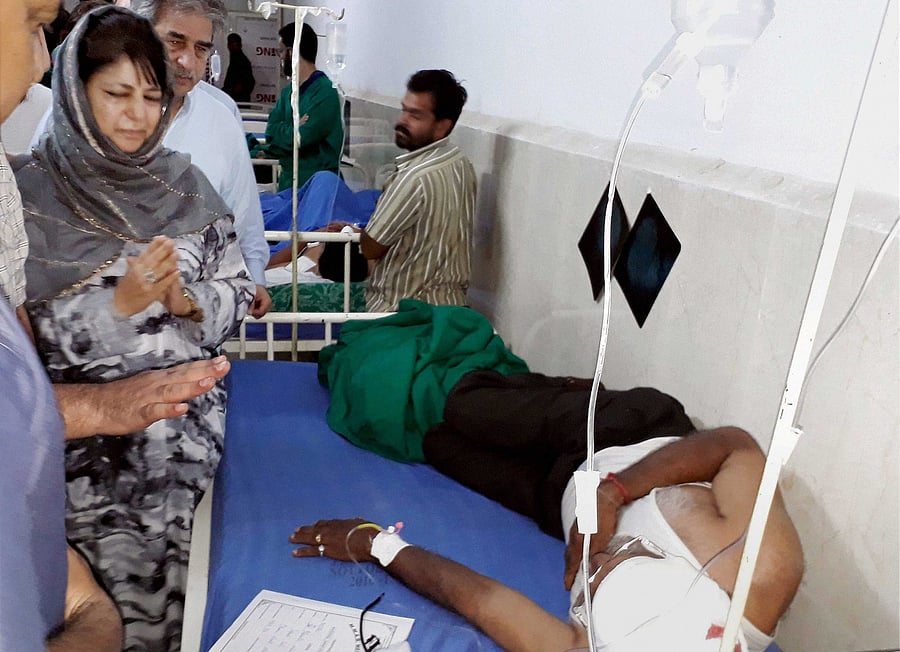 It is for the first time that Chief Minister Mehbooba Mufti has accused China of meddling in the state. Mehbooba's assertion of China's role follows an attack on Amarnath pligrims. The attack may not have had anything to do with China directly. PTI file photo