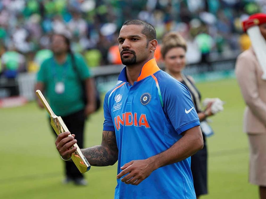 Shikhar is replacing Murali Vijay, who has been ruled out of the test owing to a wrist injury. AP/PTI file photo.