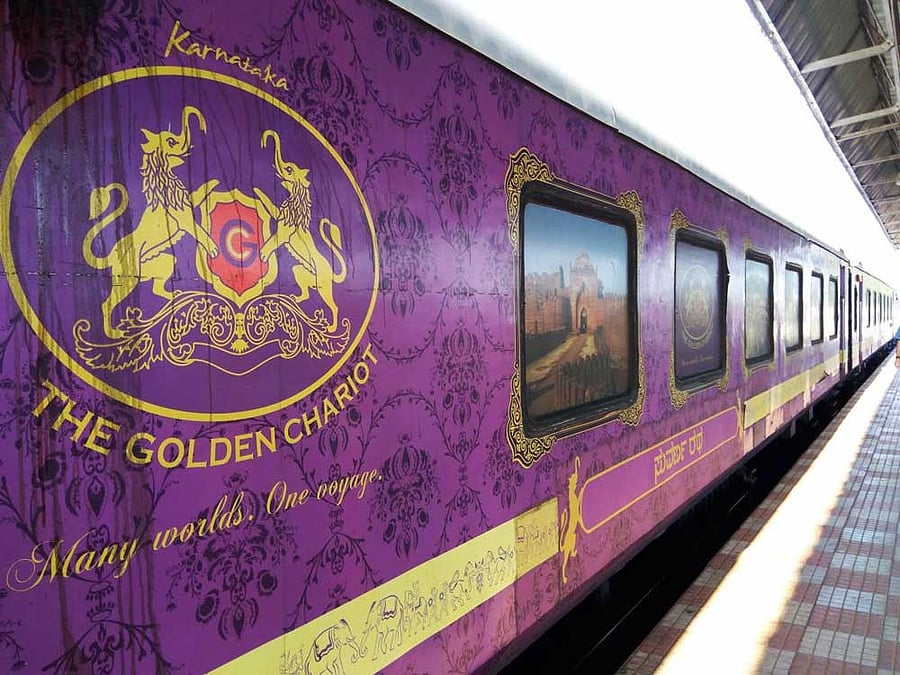 Golden Chariot train run by KSTDC.
