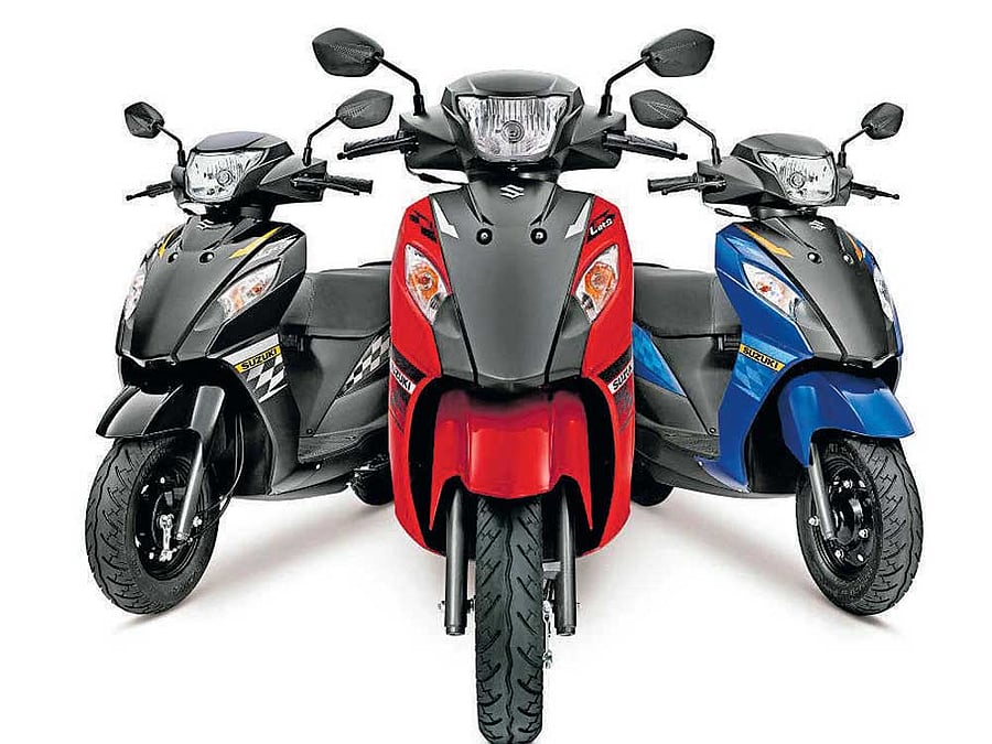 Suzuki Let's in dual-tone colours