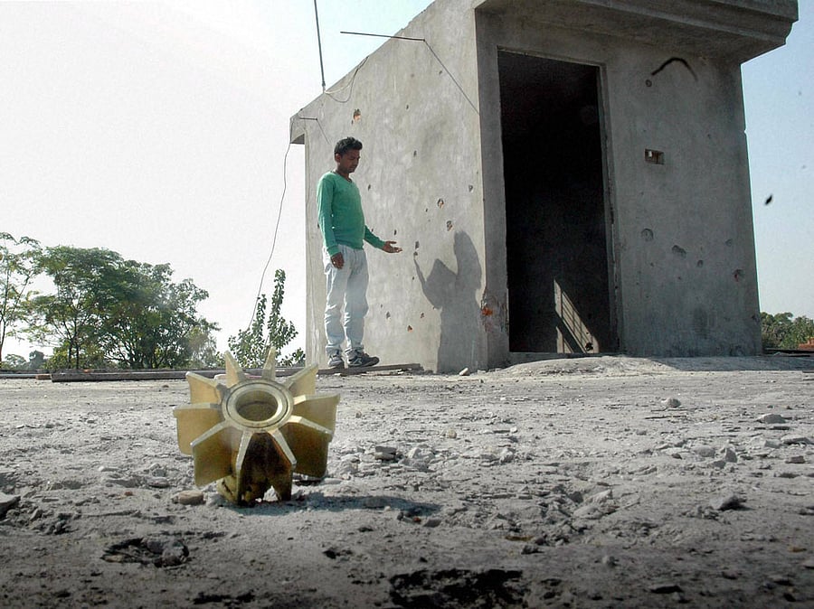 Pakistan Army also shelled areas in Balakote, Dhar, Lambibari, Rajdhani, Mankote, Sandote in Rajouri and Poonch districts since early morning. pti file photo