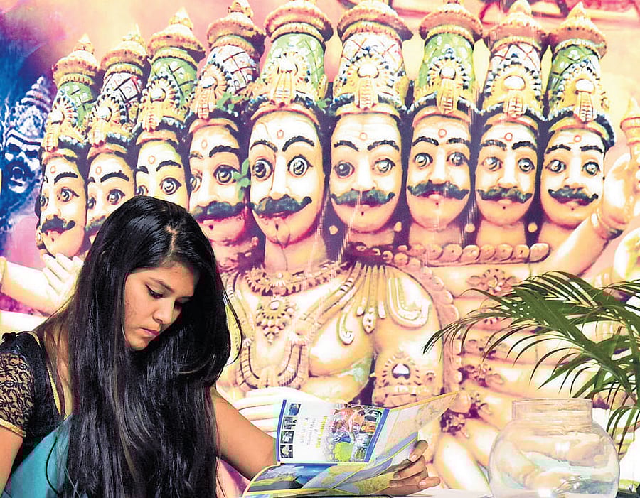 A stall of Sri Lankan Tourism department at the India International Travel Mart: IITM Bangalore 2017 at Palace Grounds, which concluded on Sunday.