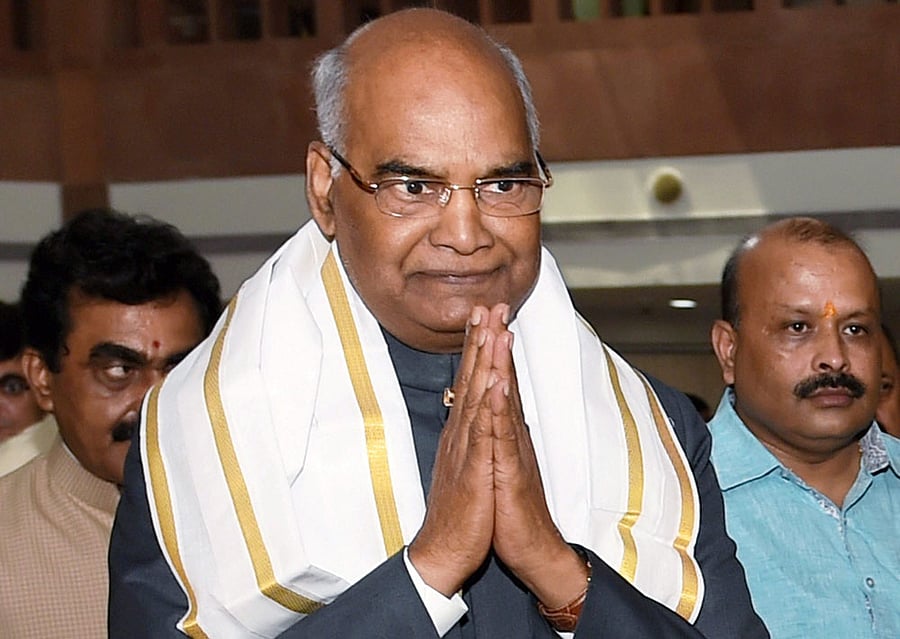 President-elect Ram Nath Kovind. PTI photo