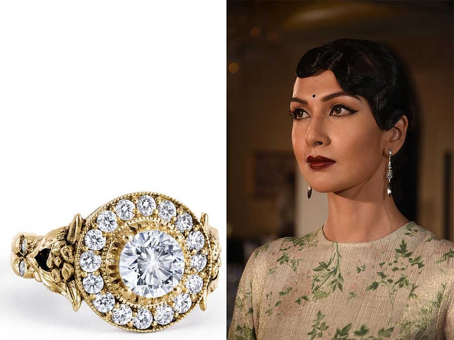 Model wearing Forevermark and Sabysachi's Zanyah collection.