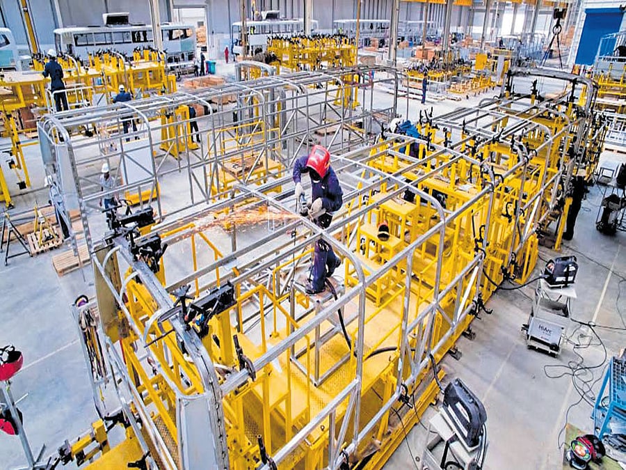 The MG Group has an annual installed capacity of 16,500 buses at Zaheerabad in Telangana and Belgaum in Karnataka, and since inception in 1996, it has built over one lakh units which are exported to 25 markets.