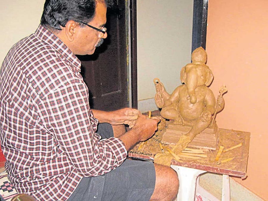Chitrashekar at work