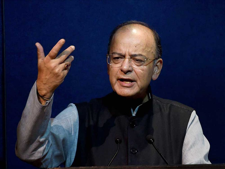 Finance Minister Arun Jaitley said the objective of demonetization was to shift India from a predominantly high cash economy. PTI file photo