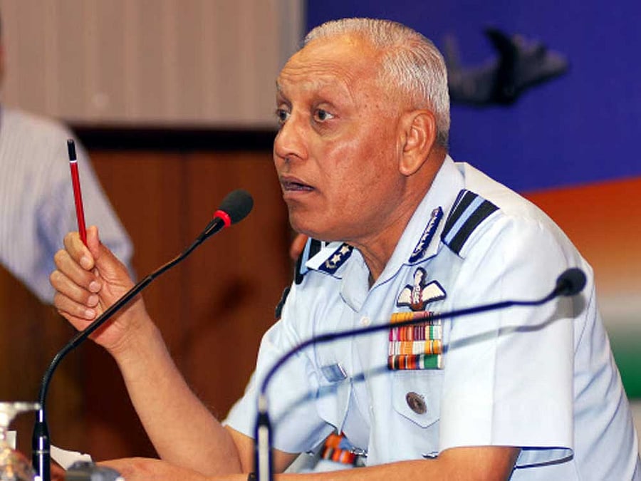 72-year old Tyagi is the first chief of the Indian Air Force to be chargesheeted in a corruption or a criminal case by the CBI. DH File Photo