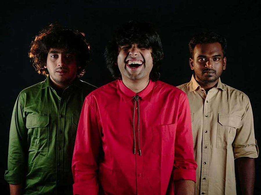 (From left) Tapass Naresh, Sriram TT and Jhanu Chanthar.