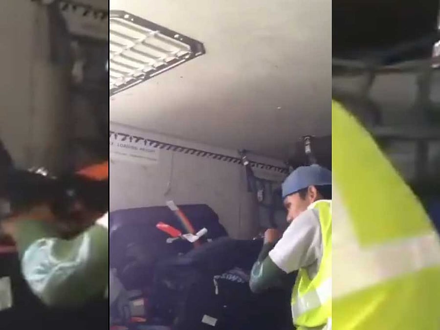 Manipur CM posts videos of baggage theft in airport