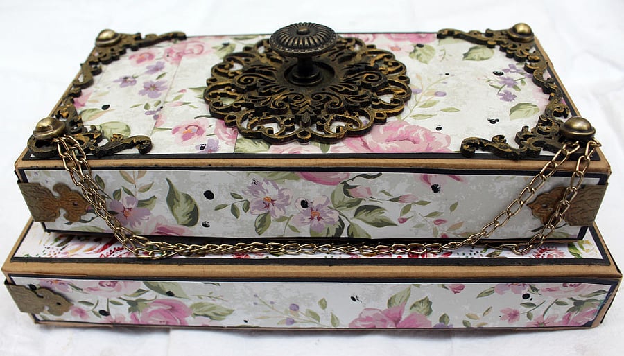 Decou page box by Srigowri Rajesh in Bengaluru on Saturday. Photo By Liz Mathews Price: Rs 250