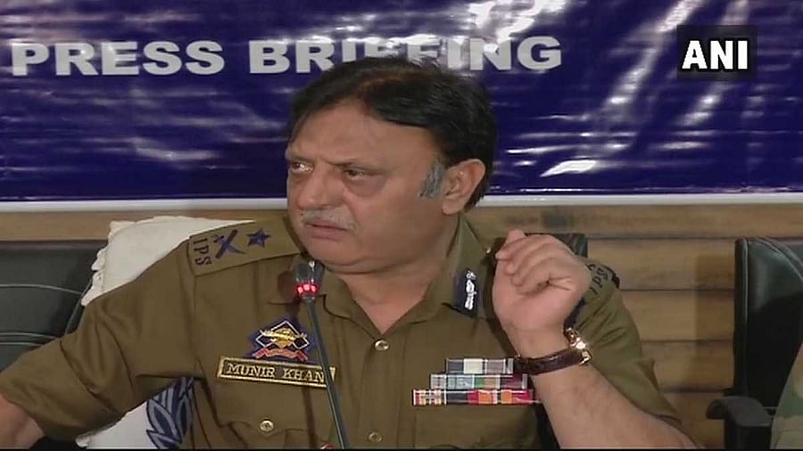 Addressing a press conference here, Inspector General Police (IGP) Kashmir Munir Khan said they will ask Pakistan to collect the body of Azhar's nephew. 'Jaish-e-Muhammad has owned Talha Rasheed. We will ask them (Pakistan) to collect the body because they owned it,' he said and added the matter will be taken up through proper channels. Picture courtesy ANI