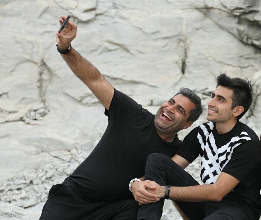 Shailendra Singh with DJ Shaan