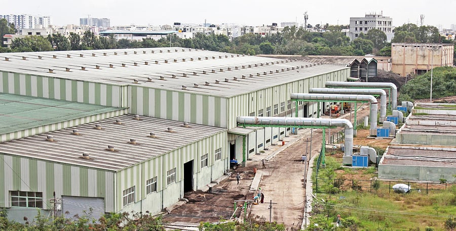 Garbage disposal plant Karnataka Compost Development corporation (KCDC) in Somasundarapalya on Wednesday. Photo By Liz Mathews