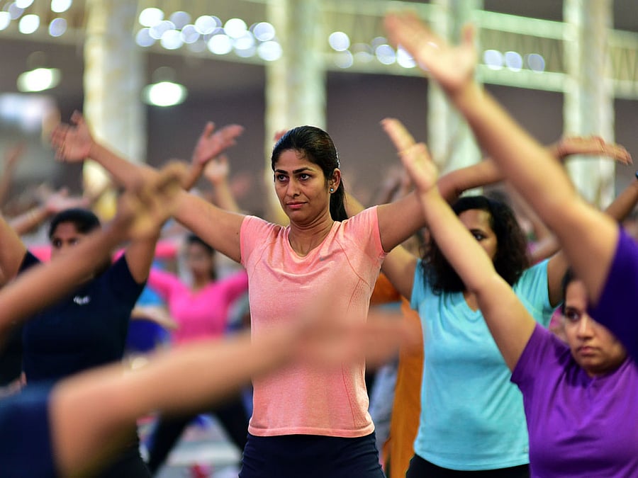 The minister of state for AYUSH also said that yoga is a gift of India's rich cultural heritage and it is important to make it a way of life. DH File photo