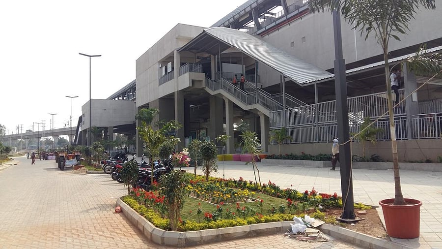 Miyapur Metro Station in Hyderabad