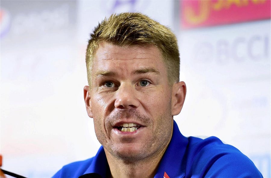 Australian cricketer David Warner. PTI file photo