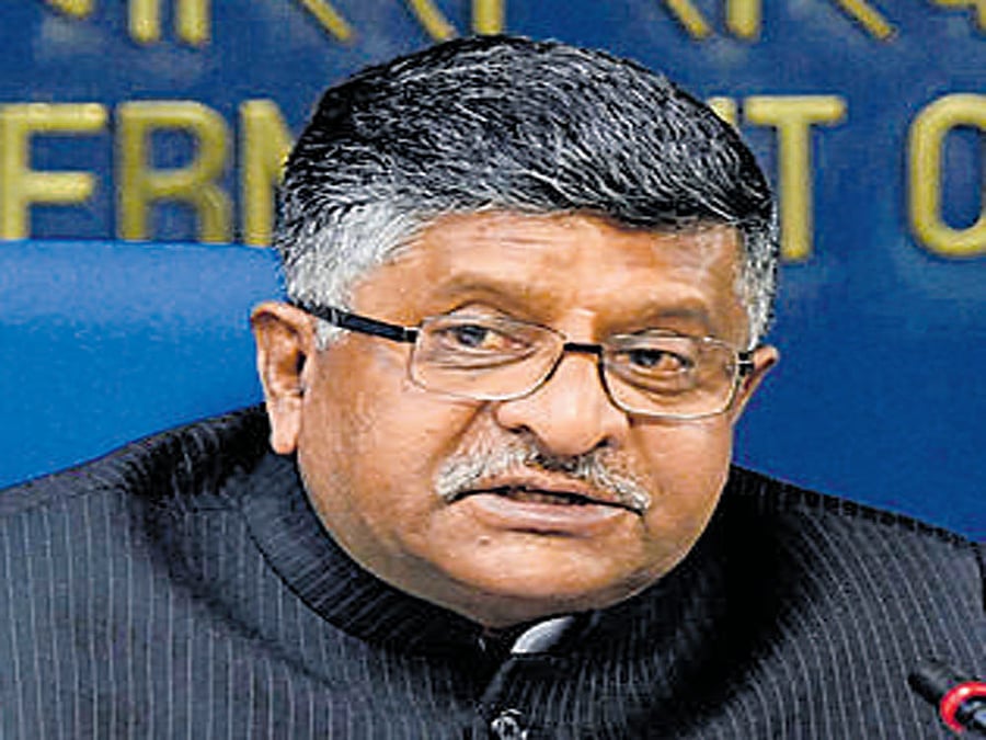 Union Law Minister Ravi Shankar Prasad. PTI File Photo
