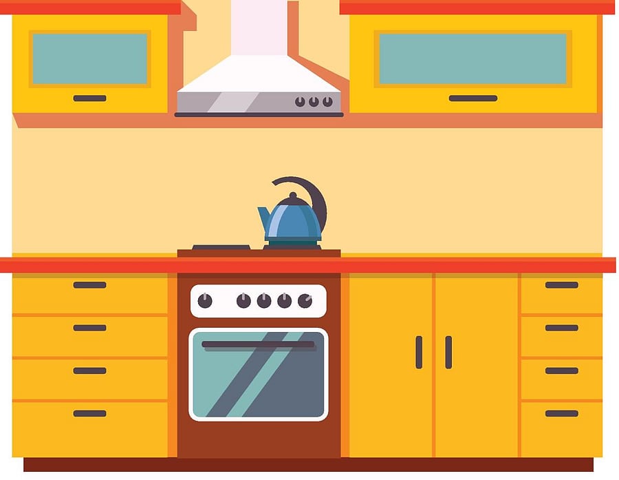 Modular kitchens have a better fit because they are factory made. hom