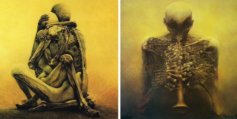 Polish artist Zdzislaw Beksinsk