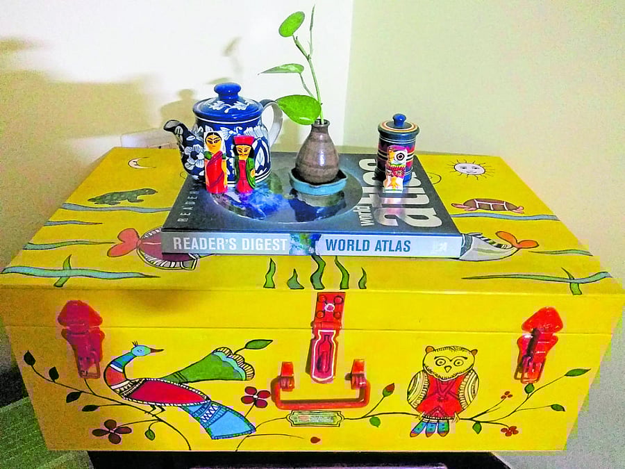 Be generous in displaying souvenirs from all your travels for that personal touch in your house.
