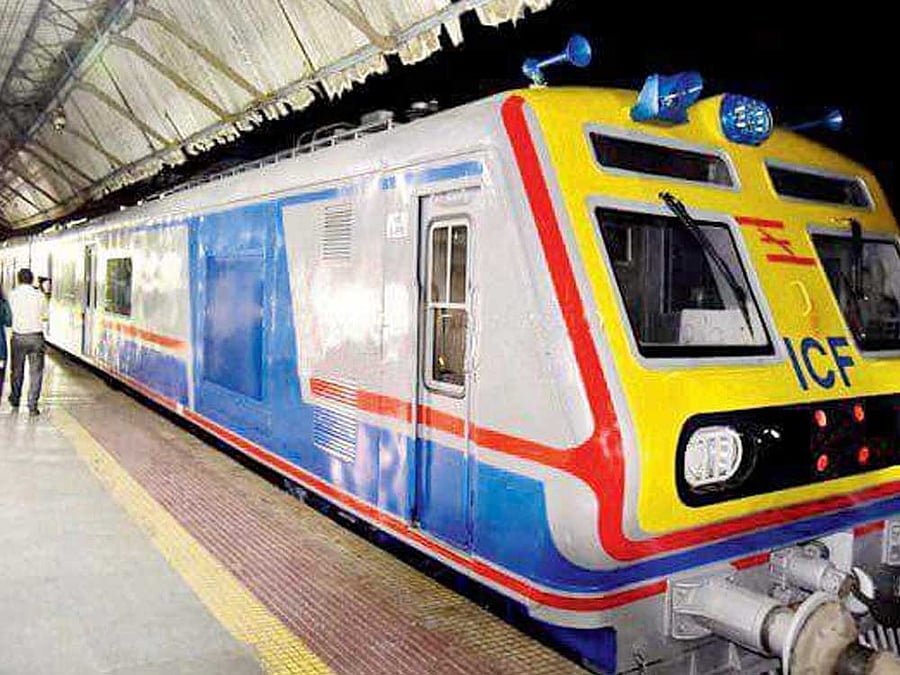 On weekends, the rake of AC local train will not be operated for maintenance purpose. Image courtesy Twitter/@TajinderTiwana