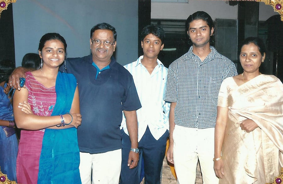 Madonna, Richard Louis, the author, Oliver and Hariette.