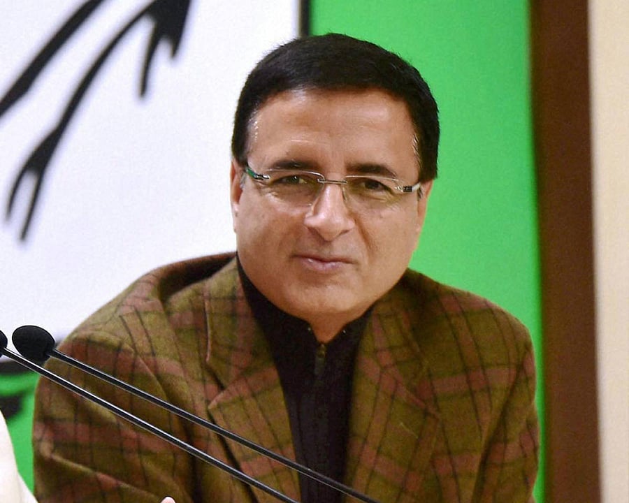 Randeep Surjewala PTI