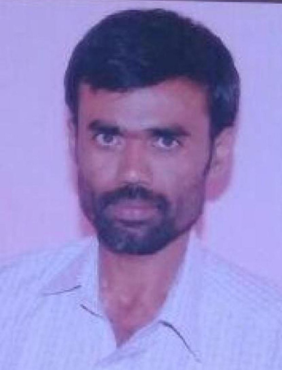 Narayanaswamy one of the Three workers, who are suffocated to death on Sunday while cleaning STP at ND Sepal apartment at Somasundarapalya in HSR Layout sector 2 in Bengaluru.