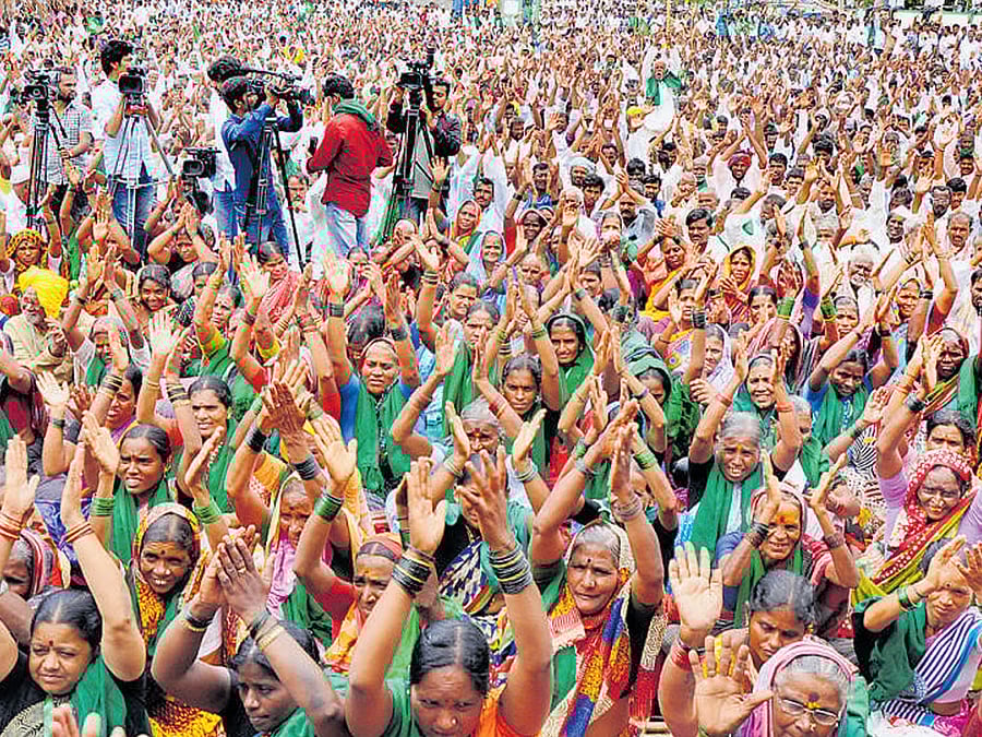 Mahadayi agitation. DH file photo