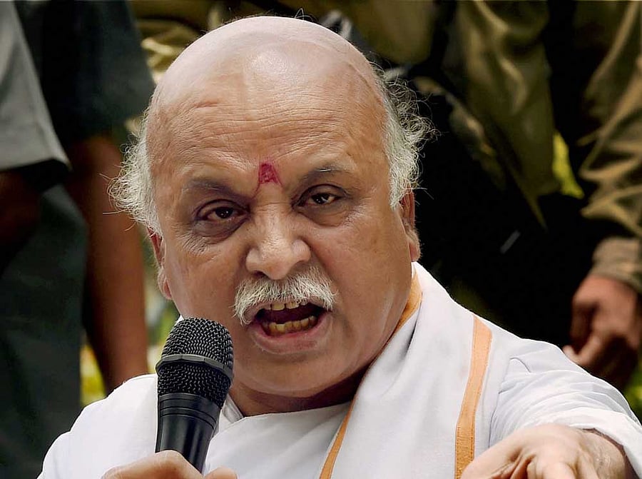 Pravin Togadia. PTI file photo