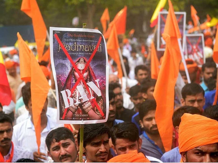 No more ban: the apex court has overturned a ban order issued against Padmaavat by multiple states. PTI file photo.