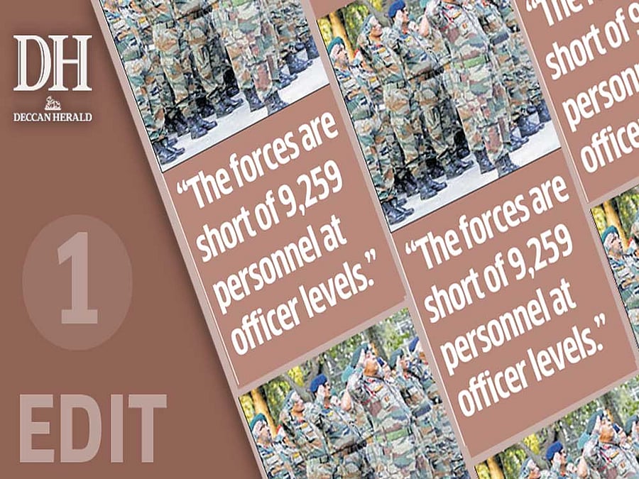 Military officer shortages a worry