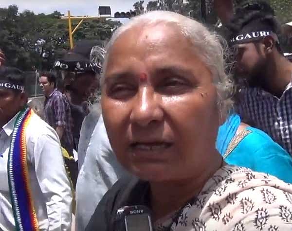 Indutai Khanolkar was the mother of Medha Patkar, the social activist. In photo: Medha Patkar.