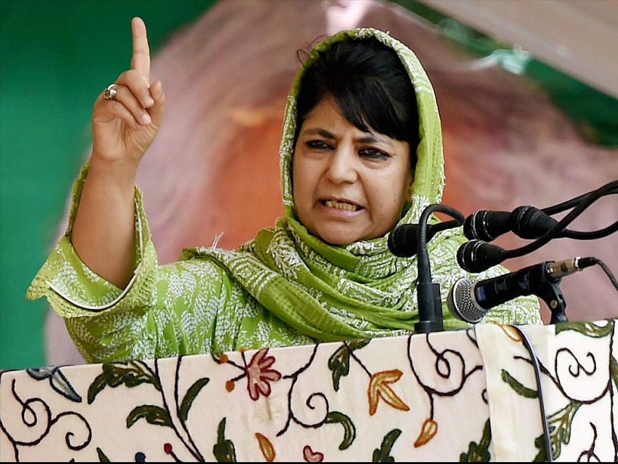 Mehbooba Mufti. PTI file photo.
