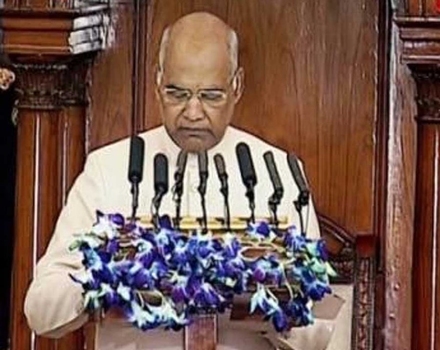 President Ram Nath Kovind. Image courtesy: @ANI Twitter