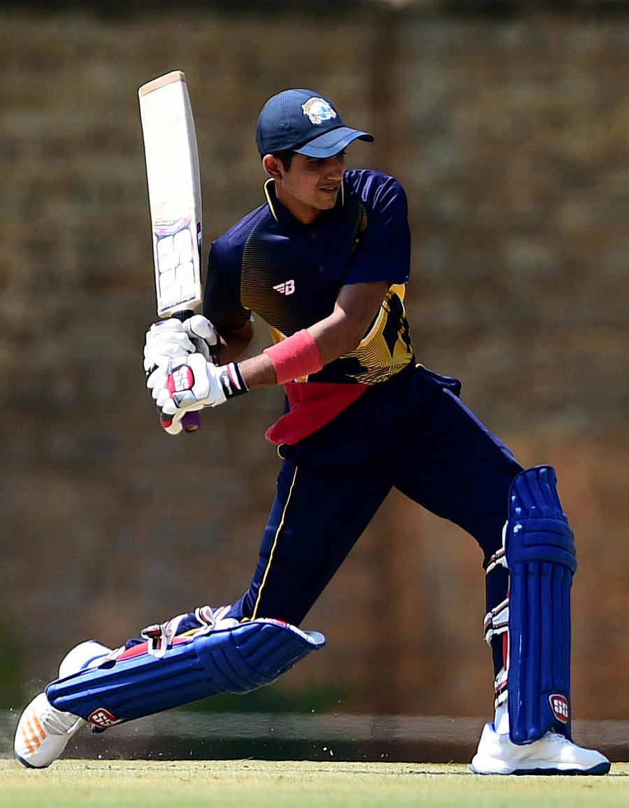 Impressive: Young Shubman Gill has his priorities right. DH photo/ Krishnakumar P S