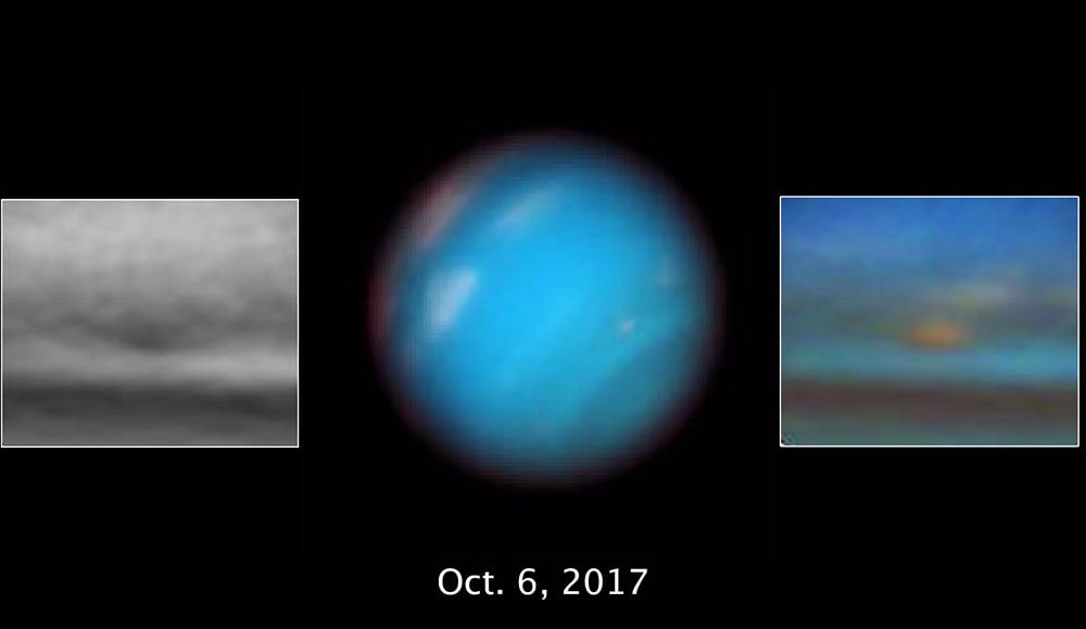 Hubble captures Neptune's mysterious shrinking storm