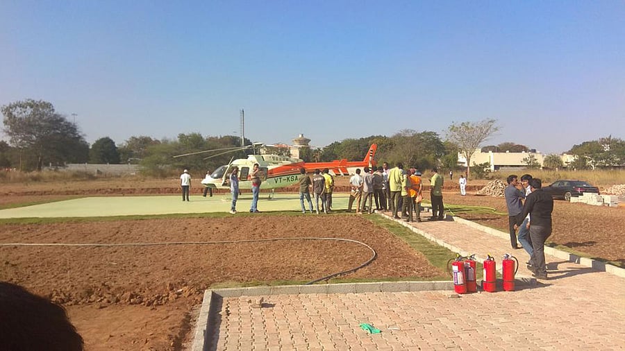 City has 93 helipads, but only one with permission