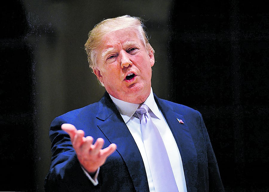 US President Donald Trump. File photo