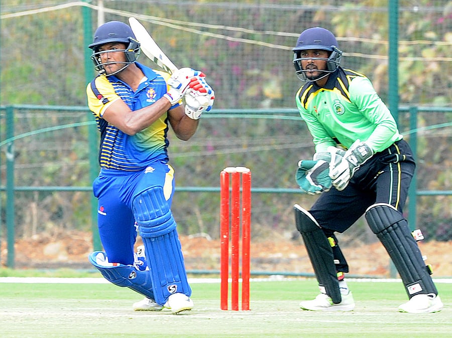 RUN MACHINE: From Ranji Trophy to Vijay Hazare, Mayank Agarwal has maintained a staggering consistency. DH PHOTO/SRIKANTA SHARMA R